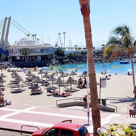 First Line Apartment !!! 50 M From La Pinta Beach !!! In Los Geranios Lägenhet *